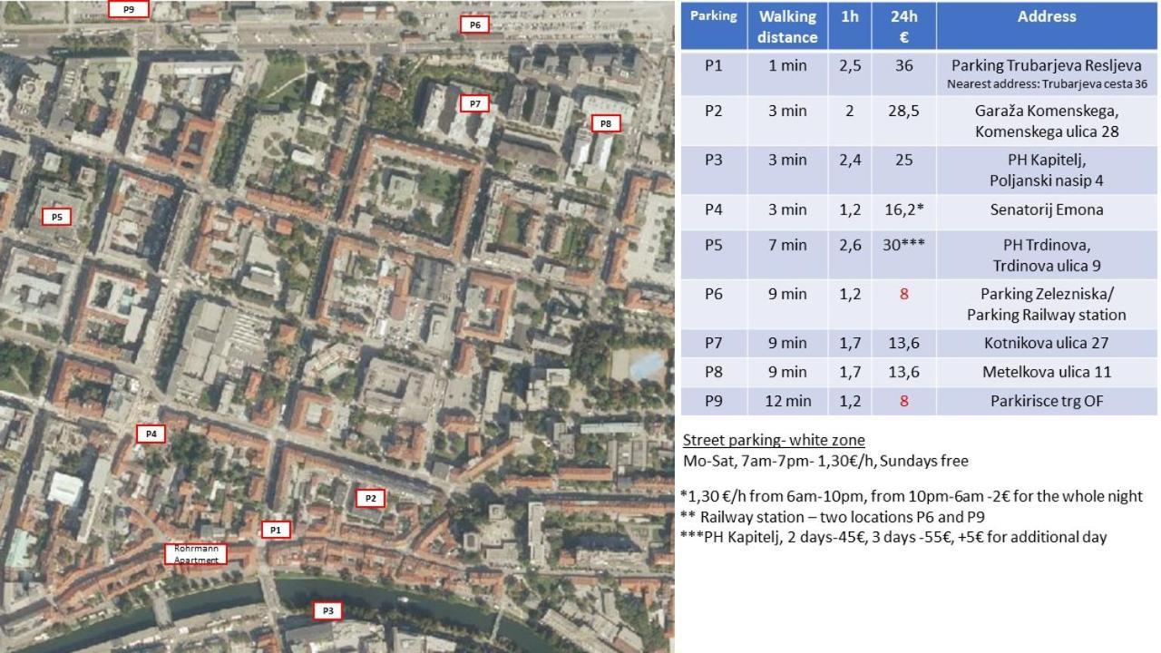 Rohrmann Apartments Liubliana Exterior foto